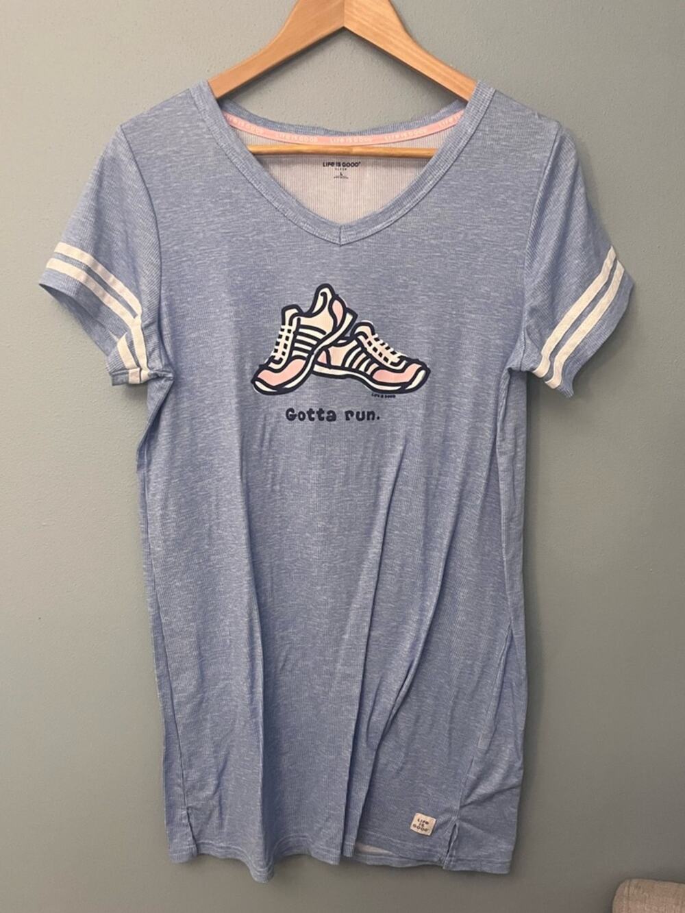 Life Is Good Light Blue Sleep Tee